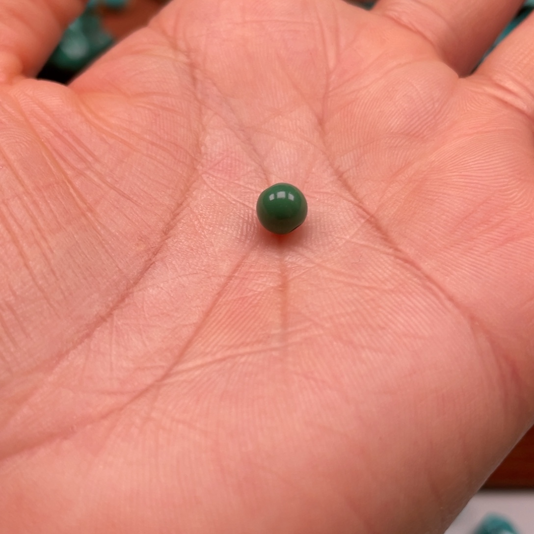 绿松石未镶嵌精品圆珠