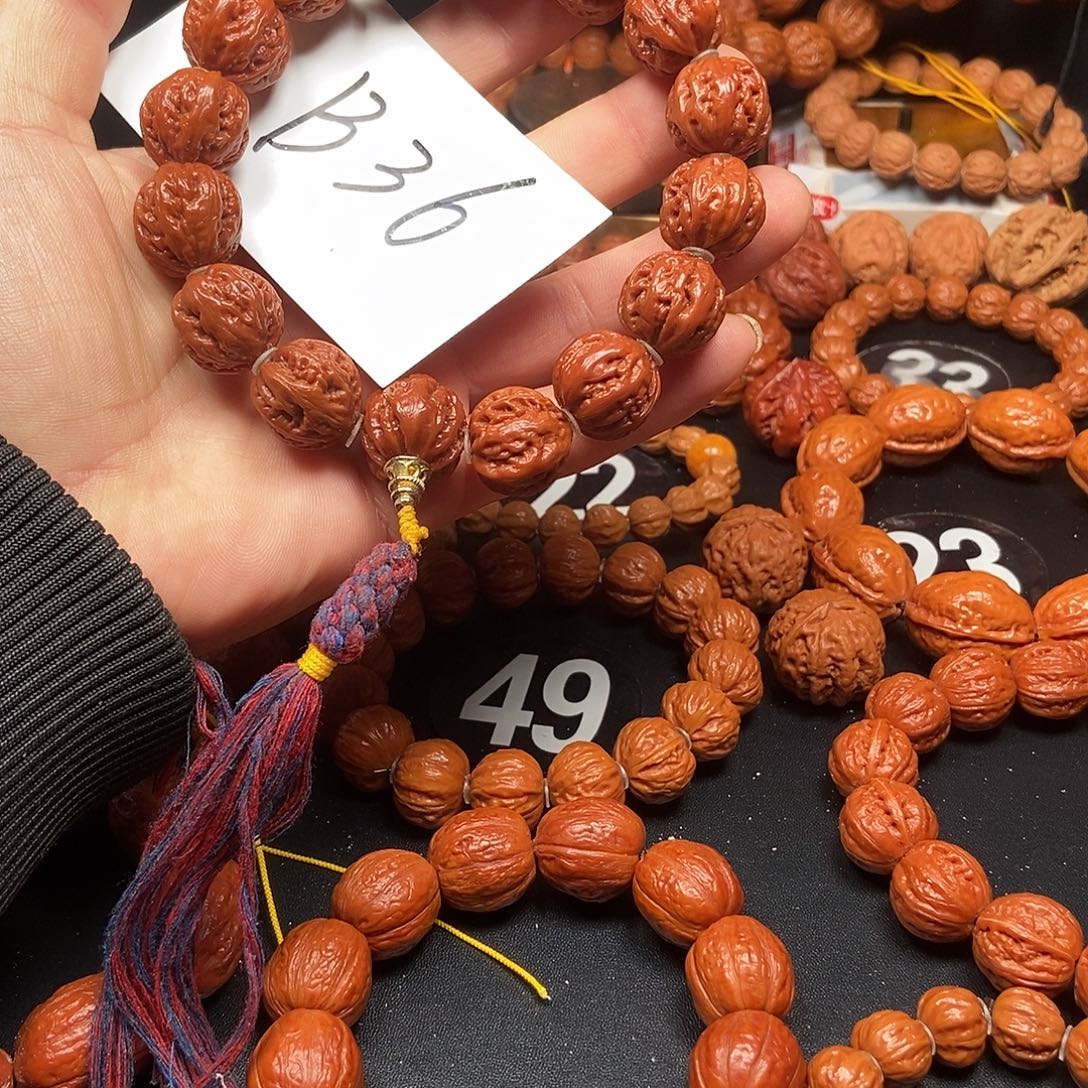 文玩核桃手串八棱19