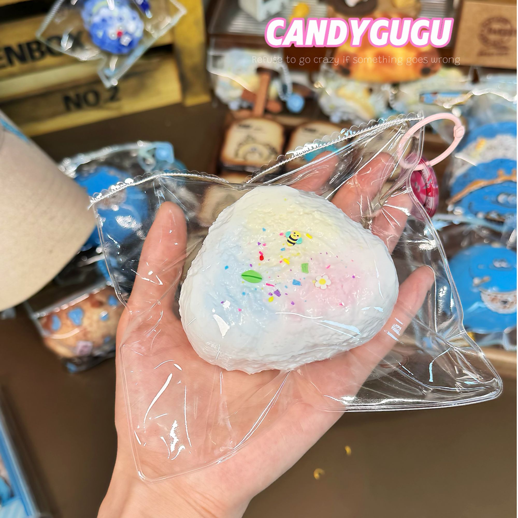 CG丨童趣系列 奶芙包丨手工硅胶捏捏潮流玩具