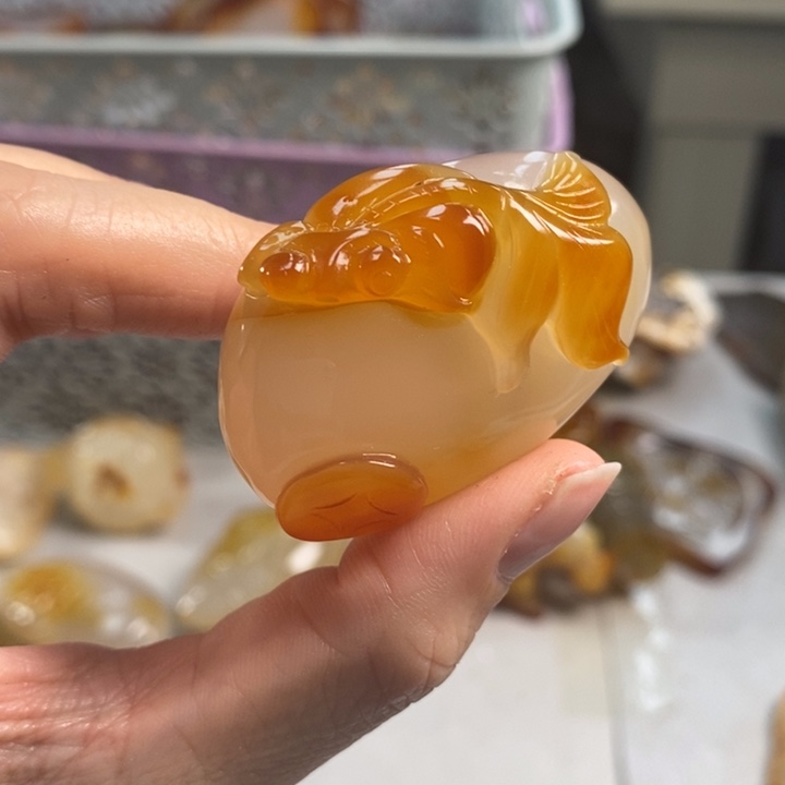 玛瑙/玉髓吊坠(不含链)未镶嵌