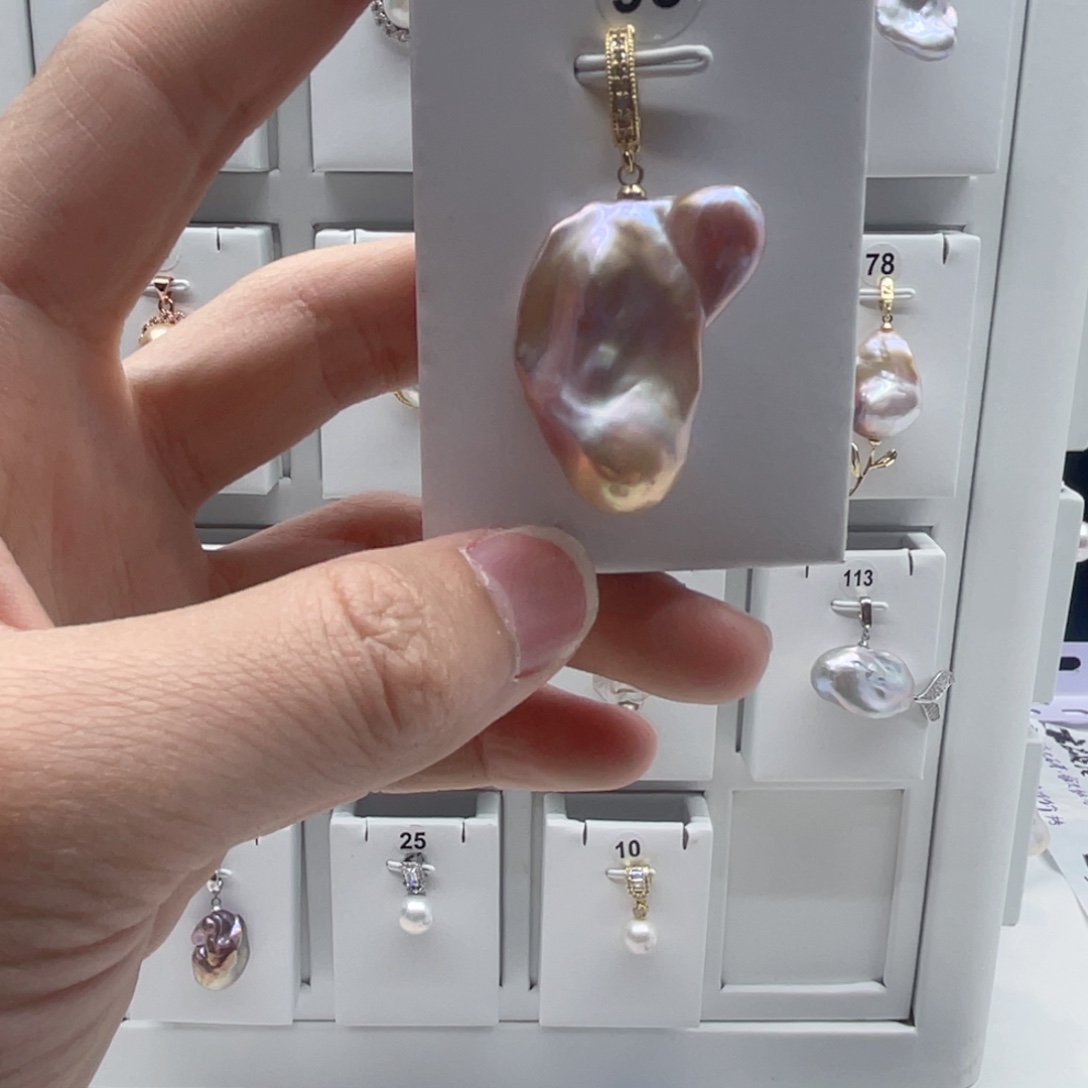 淡水珍珠合金颈饰