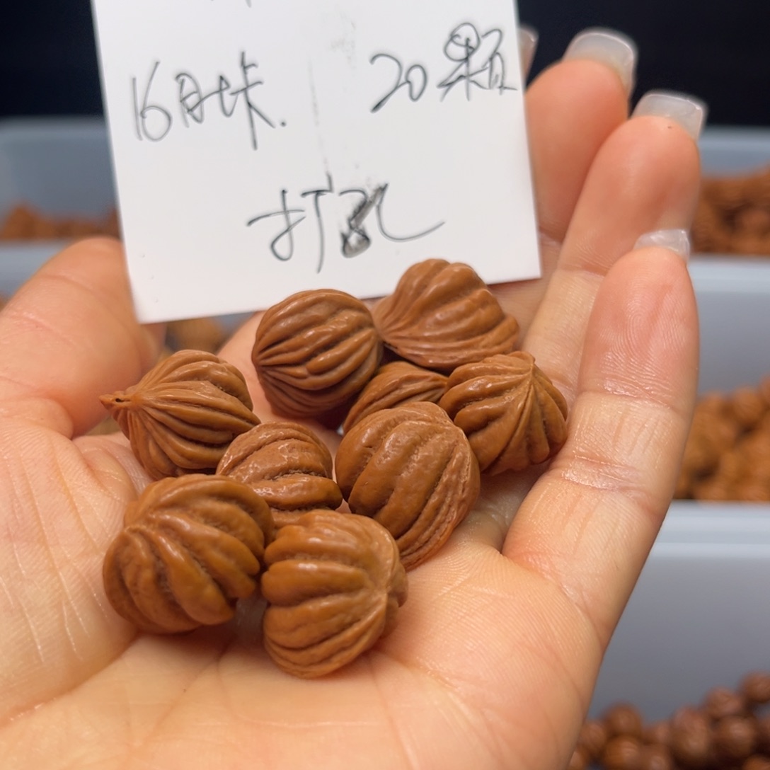 桃核吊坠佛手16肚卡