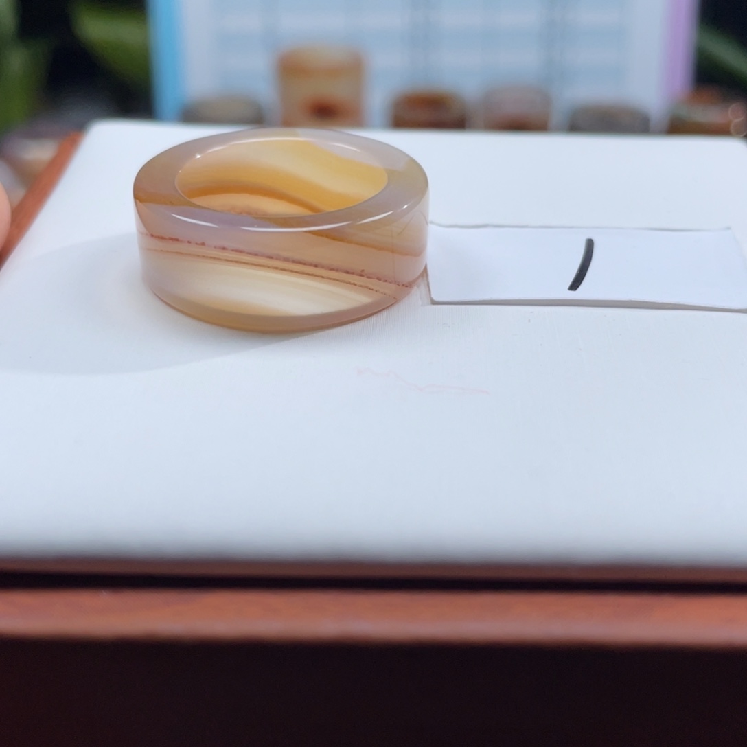 玛瑙/玉髓未镶嵌戒指Z19港20