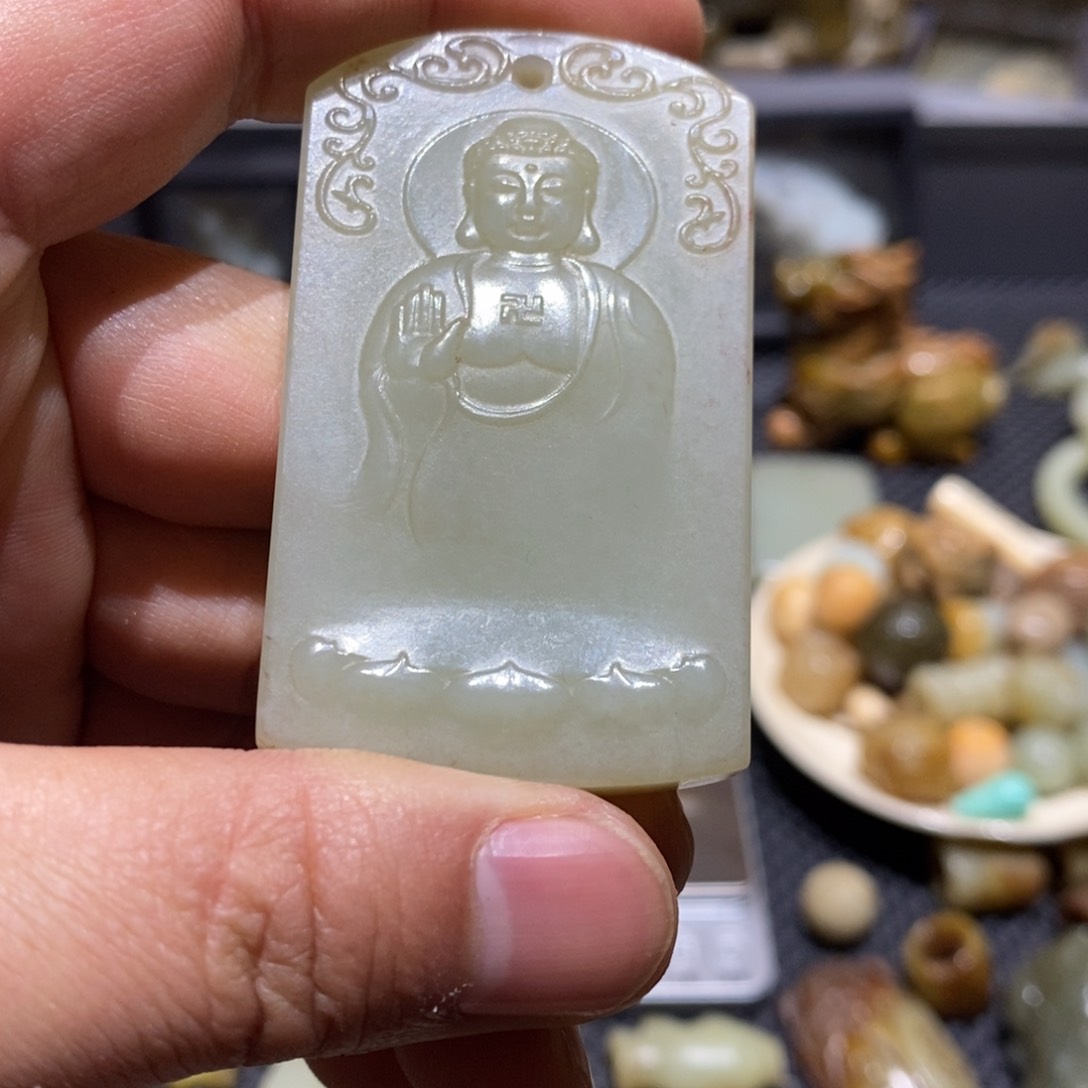 和田玉颈饰未镶嵌