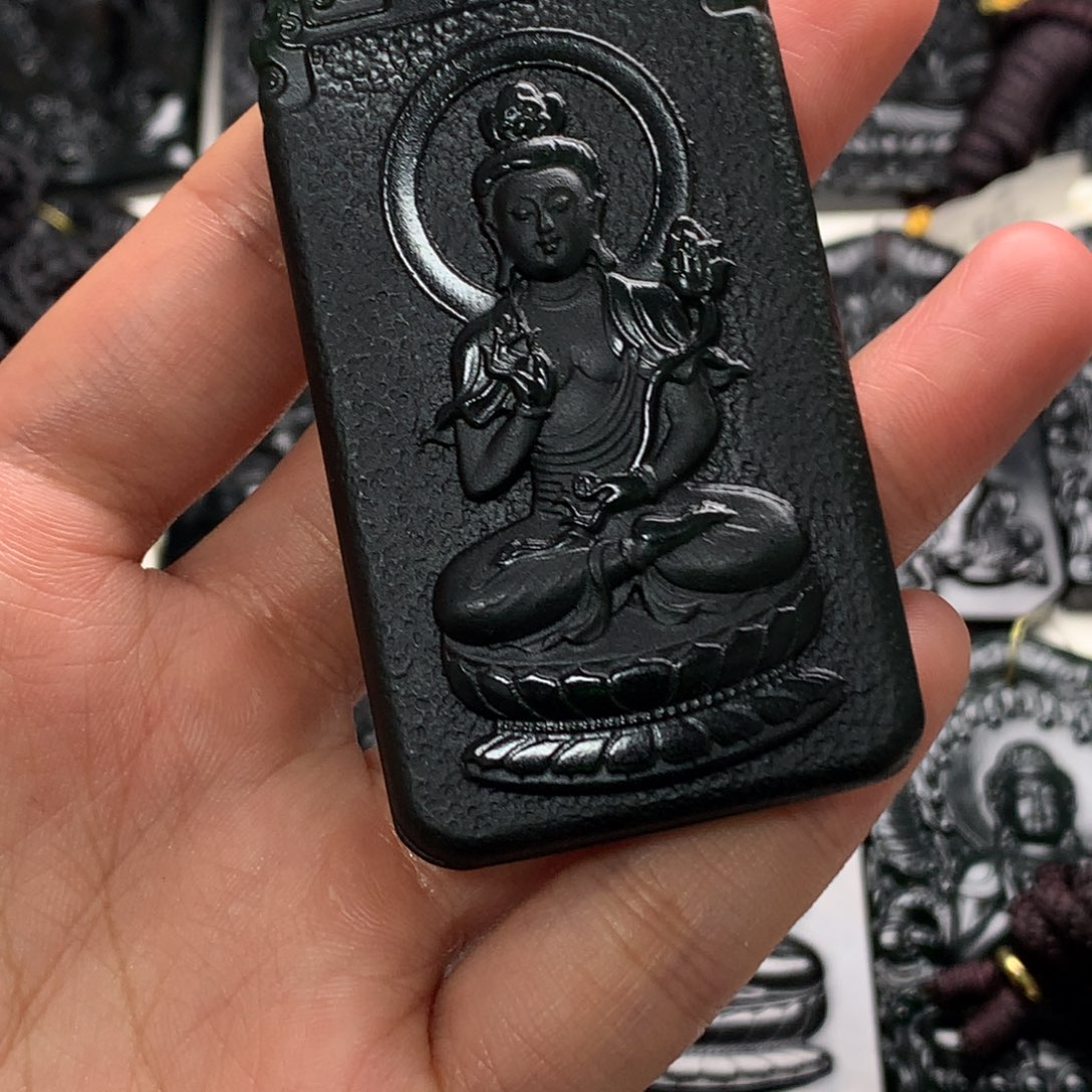 天然a货钢琴黑挂件