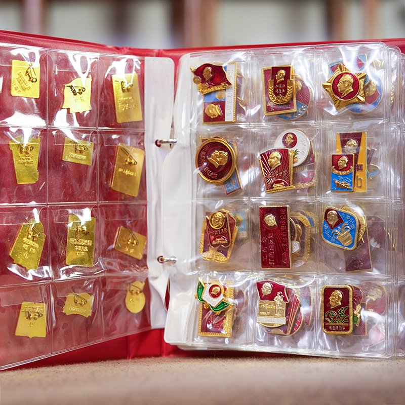 锌合金胸针 131周年120枚金属像章毛爷爷全套勋章精美胸针徽章