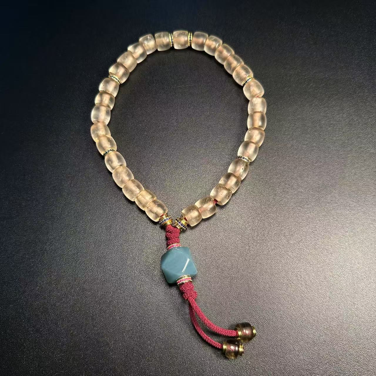 19世纪桶珠水晶 手持333-936