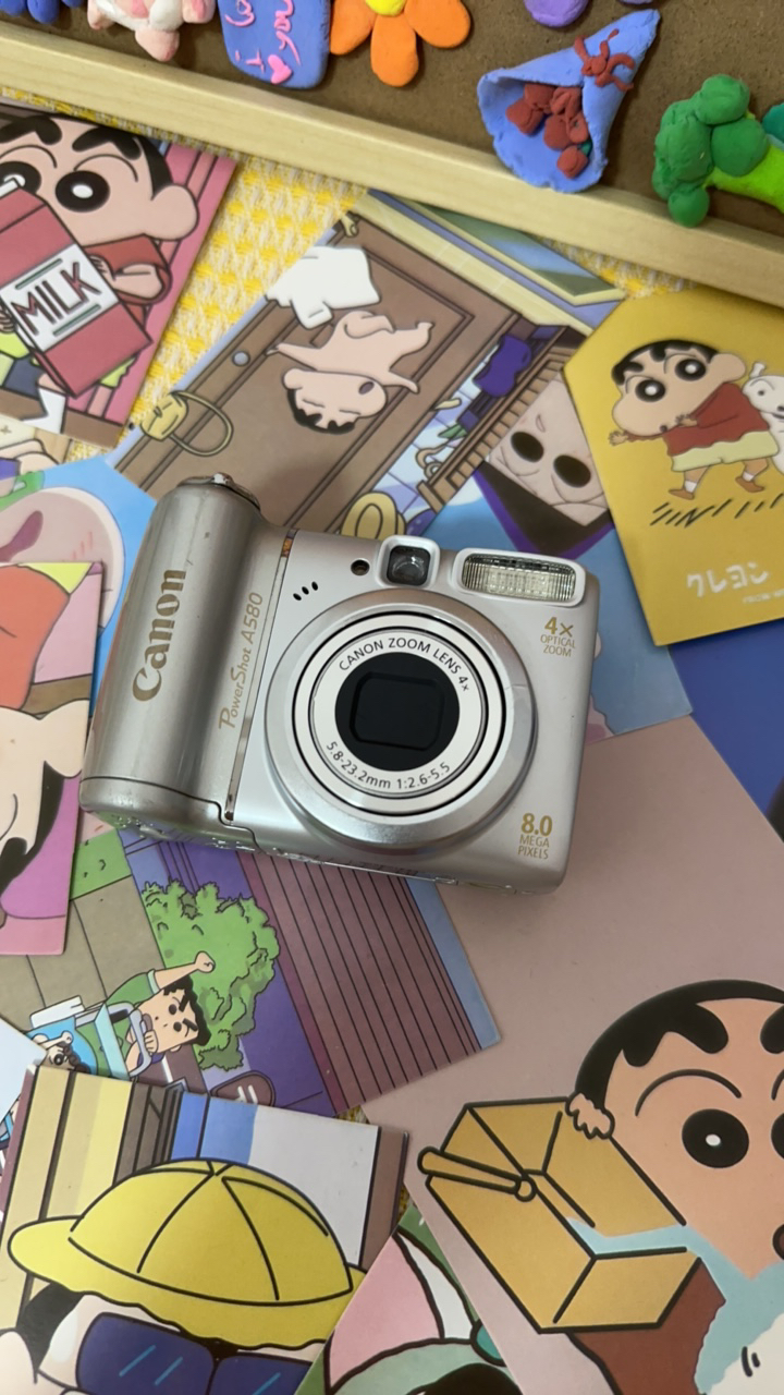 99新 Canon/佳能 佳能A580is人像出片冷白皮自备充电五号电池