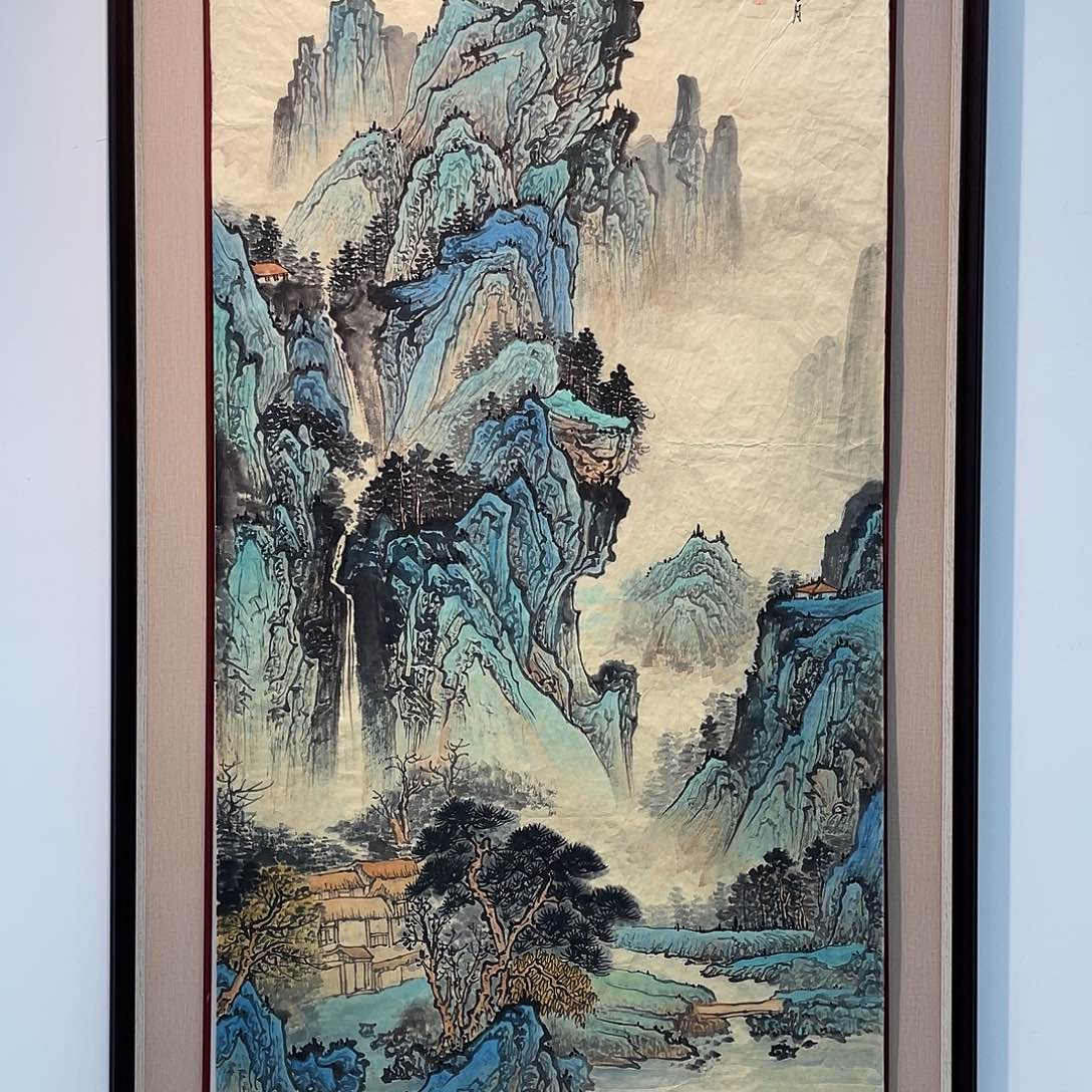 国画凌行志手绘作品