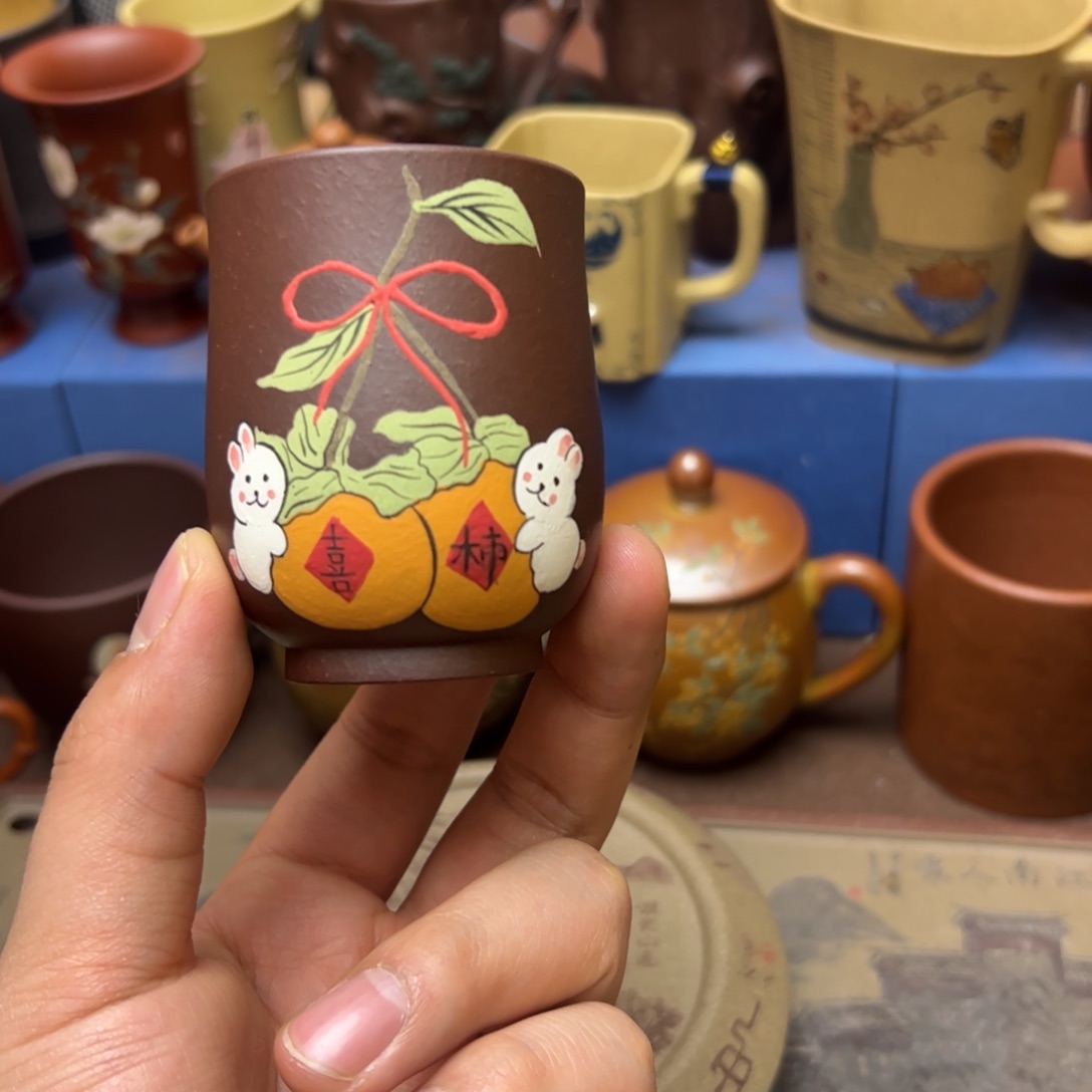 紫砂茶杯紫砂主人杯100cc