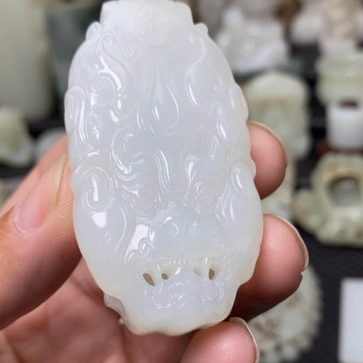 【闪购商品】未镶嵌和田玉挂件聚****家