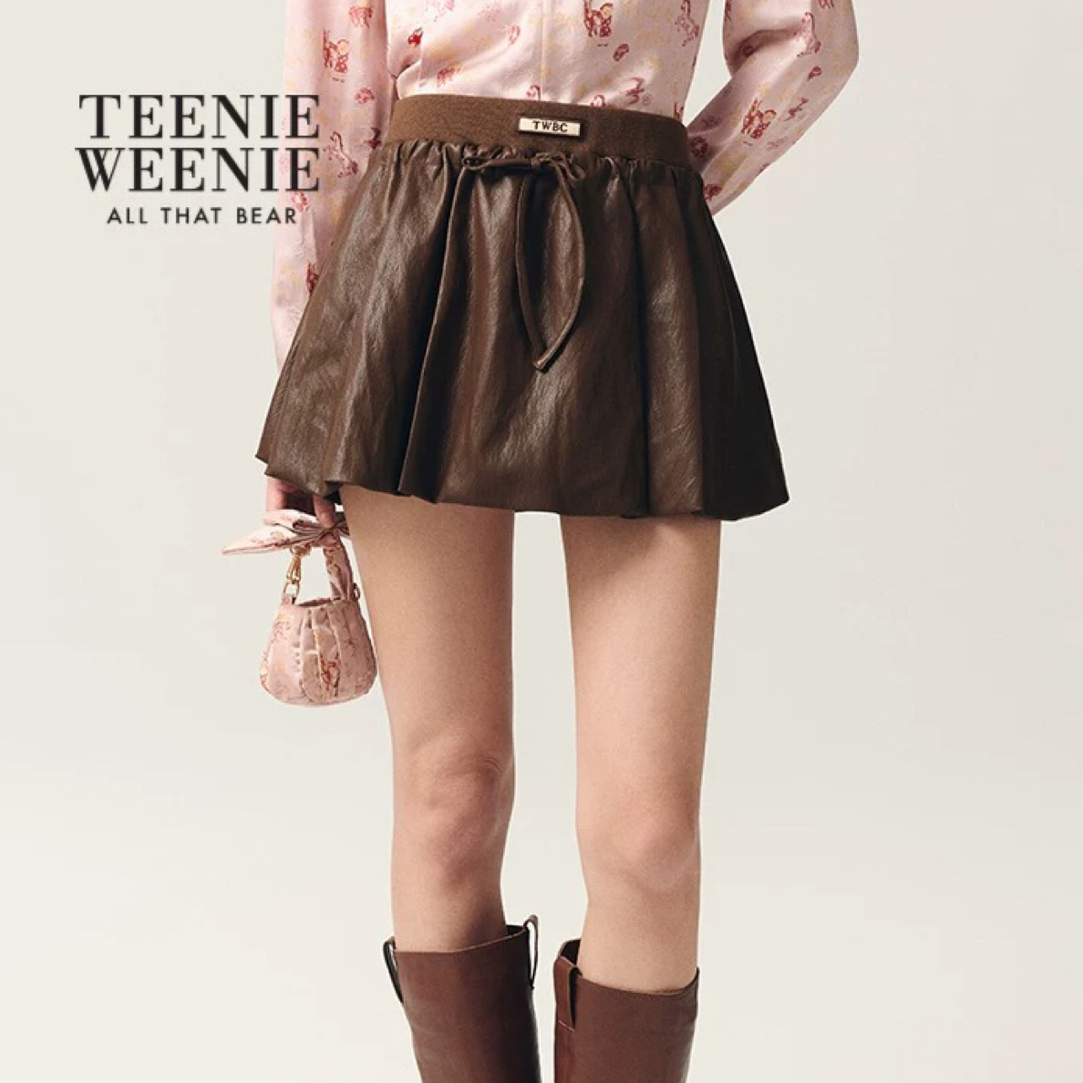 Teenie Weenie半身裙女26年春季新款TTWH2611C1D