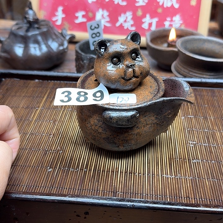 纯手工制作粗陶茶具
