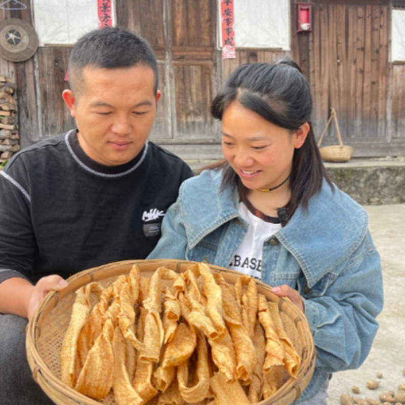熊二妹农村老式加厚老豆皮手工豆皮配料干净干货麻辣火锅食材