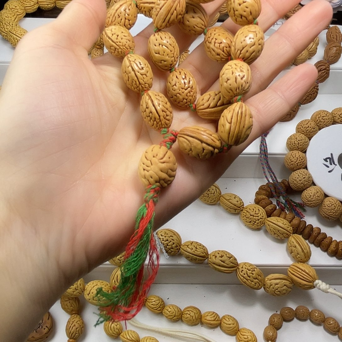 下***场东北脑纹桃核12钱袋子