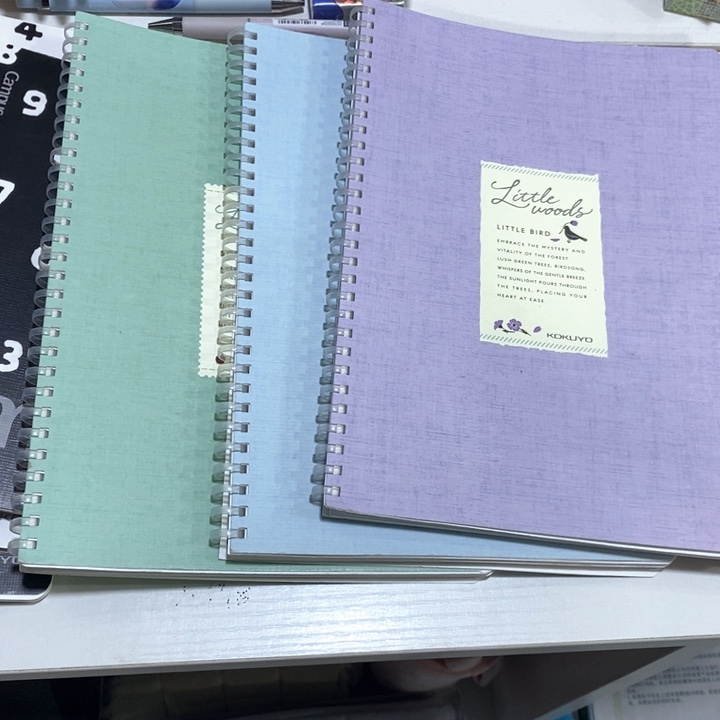 猫**树国誉木野梦境软线圈b5绿蓝紫共3本