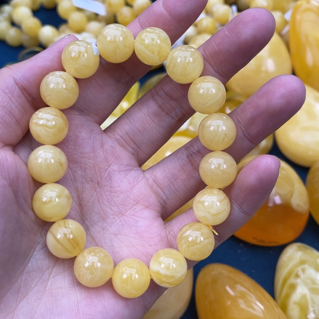 琥珀裸石未镶嵌琥珀蜜蜡w 33