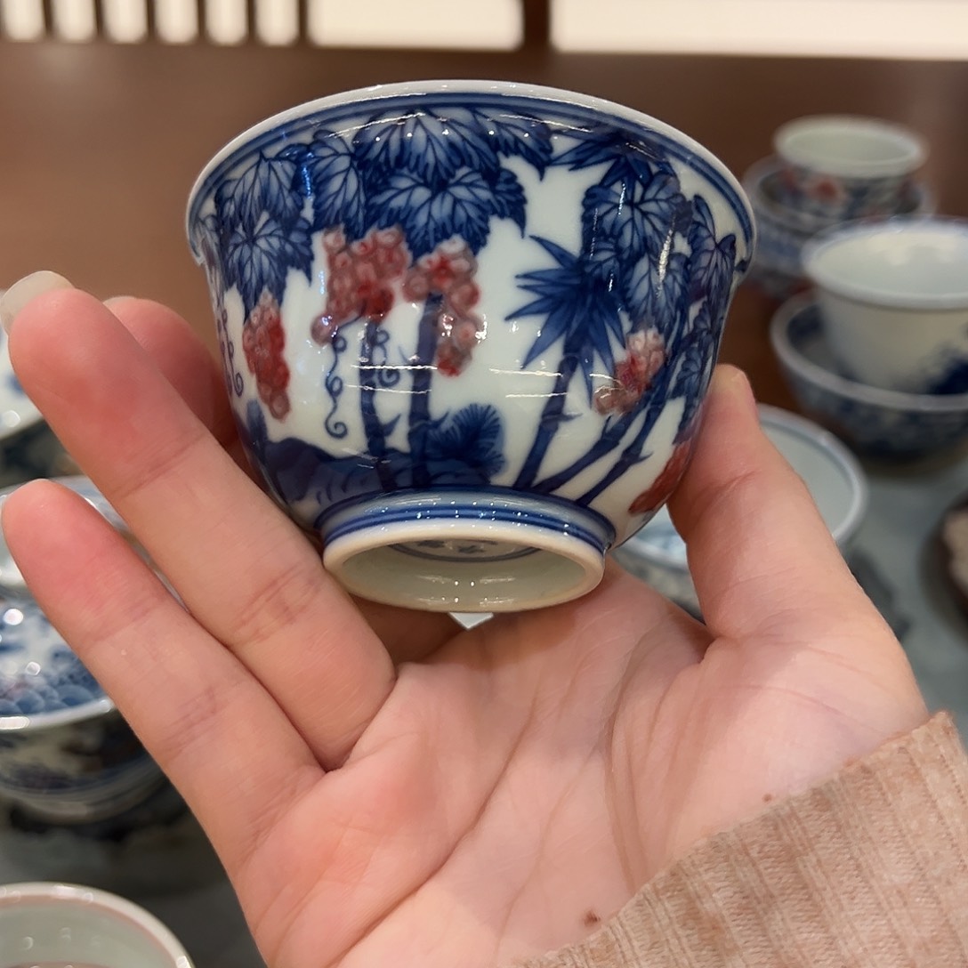 微瑕臻玉古坊釉里红