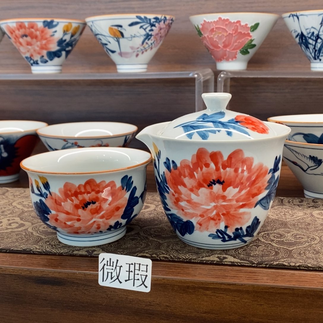釉下彩手工绘制手工绘制