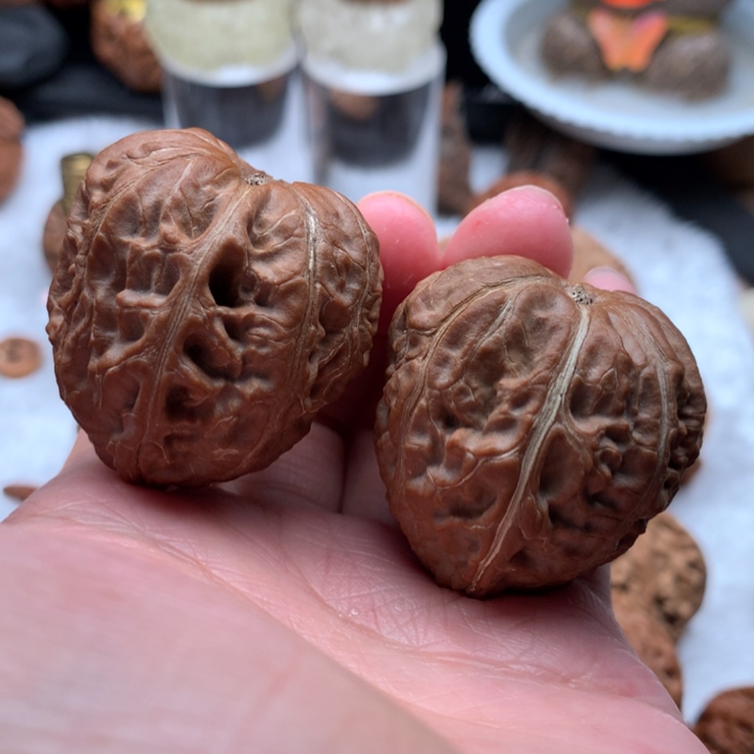 大***D文玩核桃吊坠小武核桃寿桃