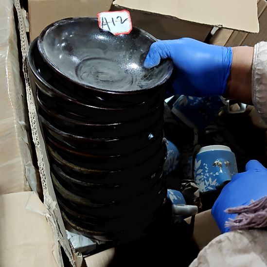 摆件盘子碗茶壶啥都有17.5厘米10个