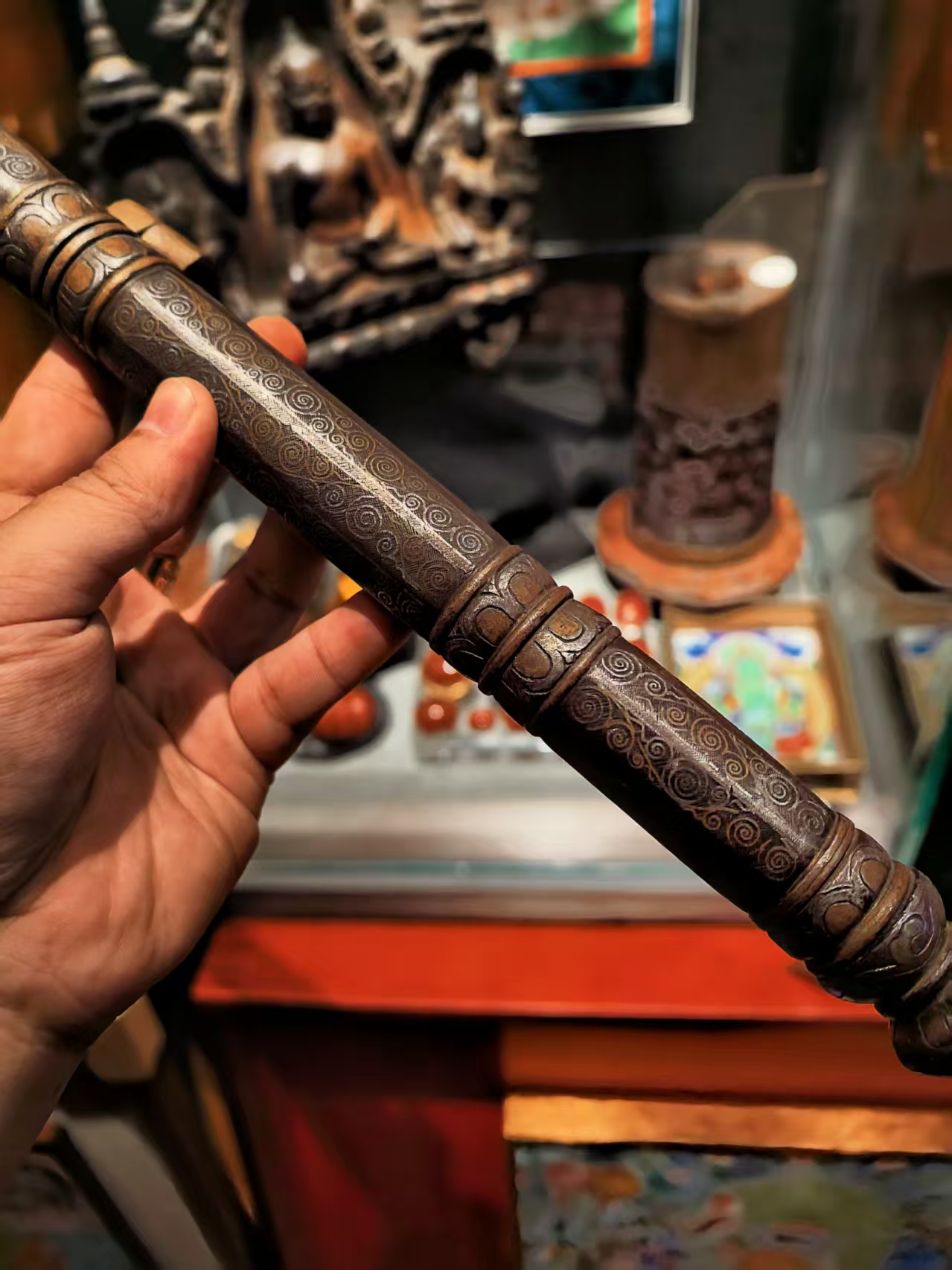 铁剪金錽金银满工