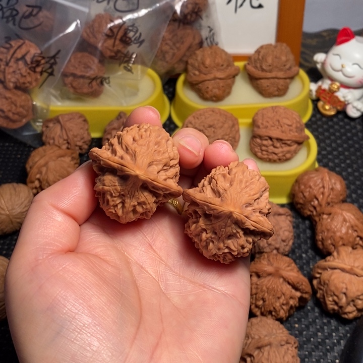 志***文玩核桃把件39瓷瓶鸭嘴