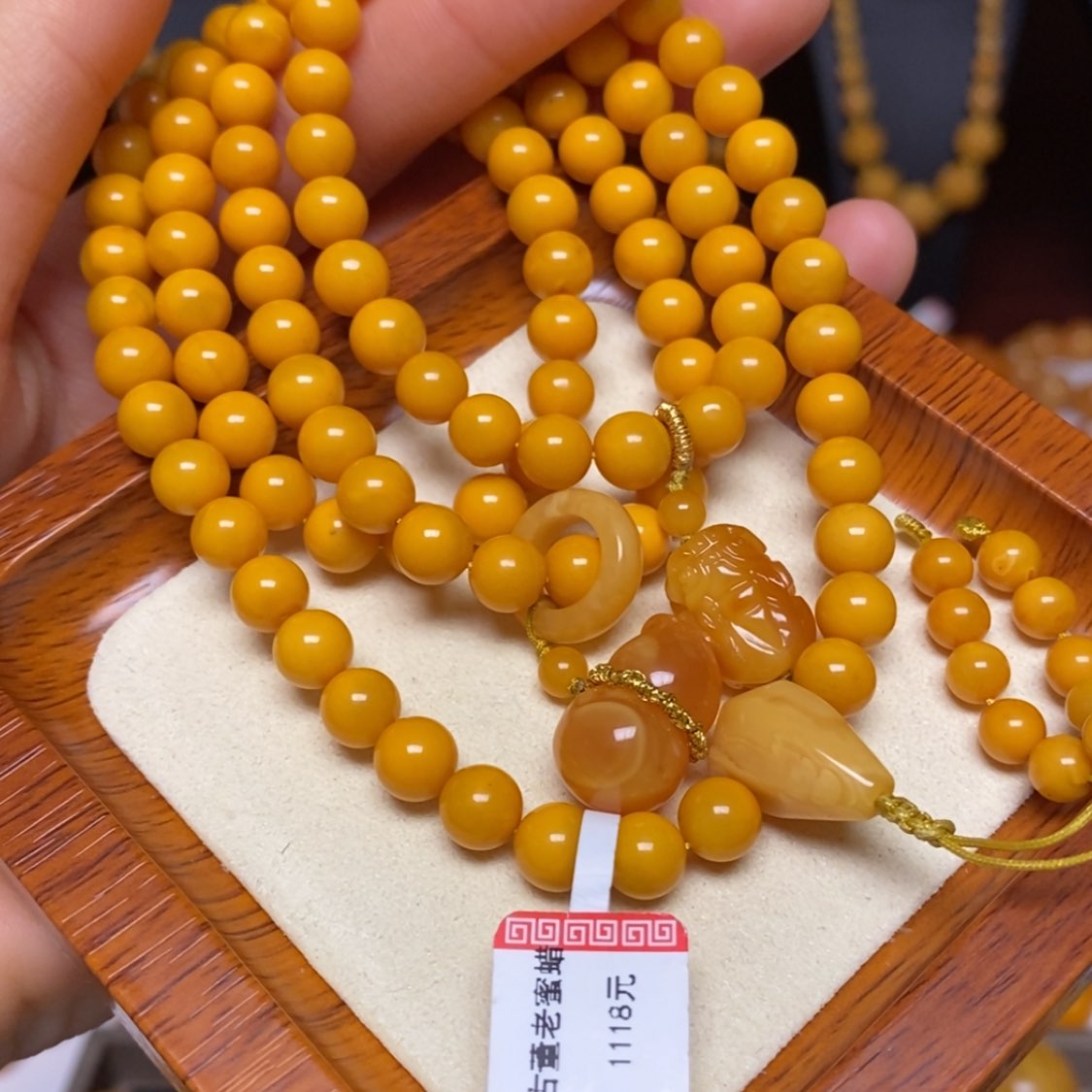 【闪购商品】蜜蜡手链未镶嵌手串