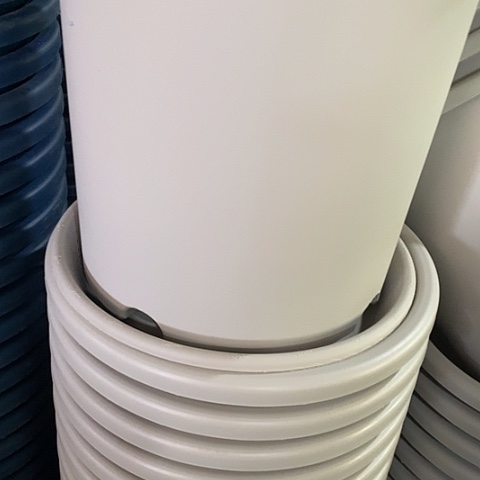 树脂四季8号微瑕灰白无托5个