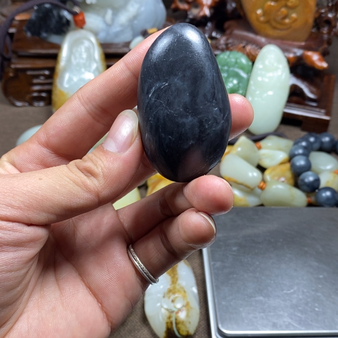 好***、和田玉未镶嵌挂件