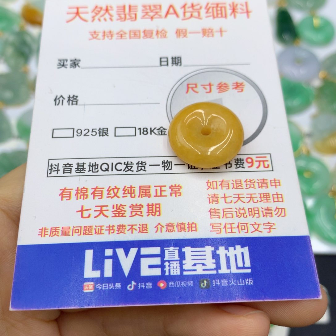 翡翠颈饰未镶嵌翡翠