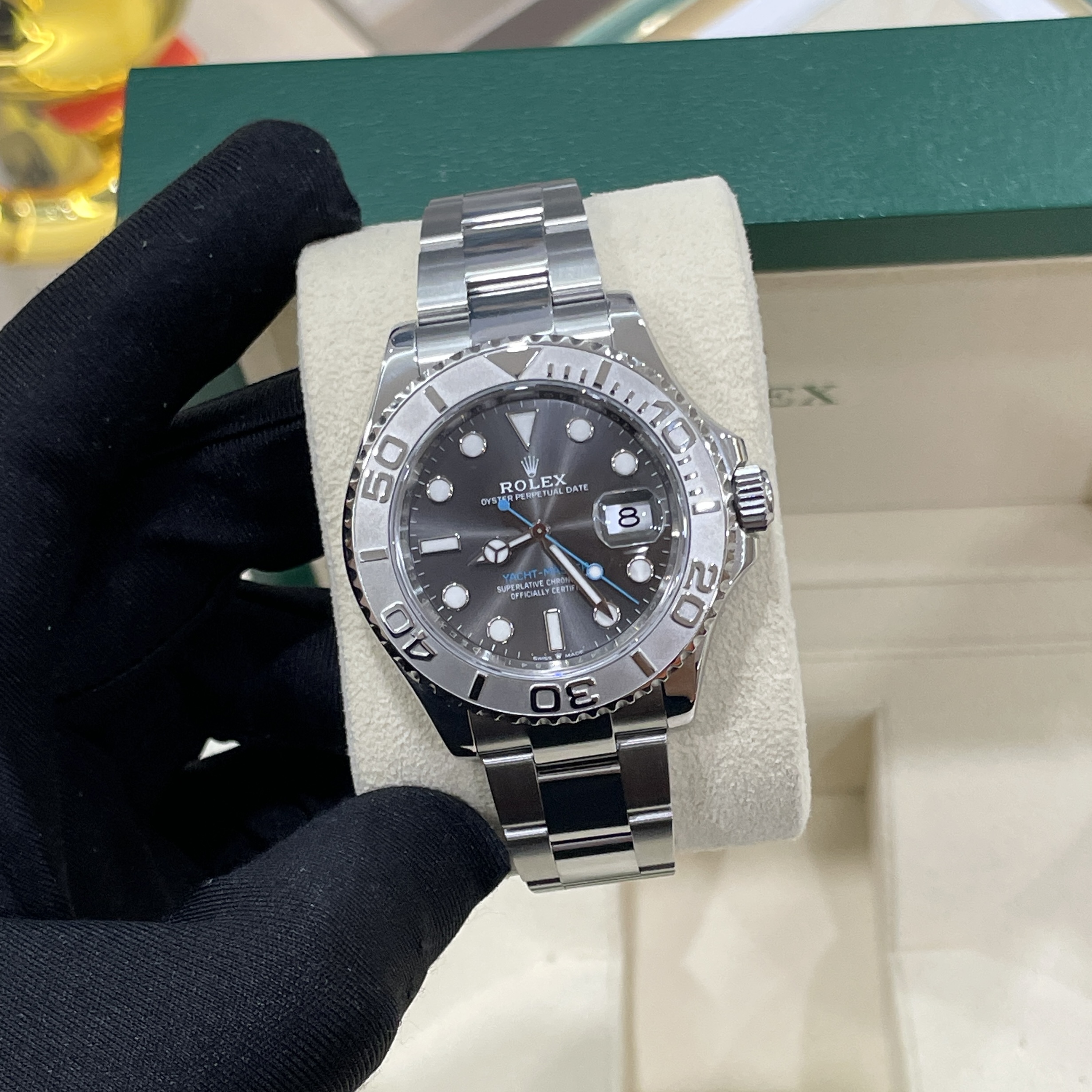 99新 Rolex/劳力士 M126622-0001 灰游艇 保卡：23年8月11日