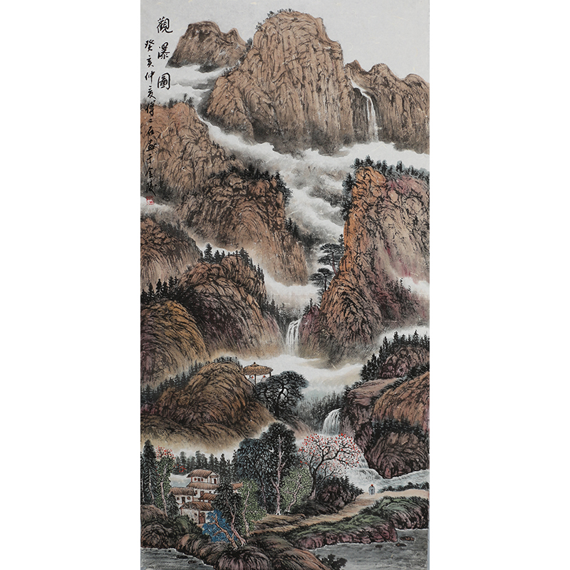 B018 傅二石绘画软片 139cm×70cm