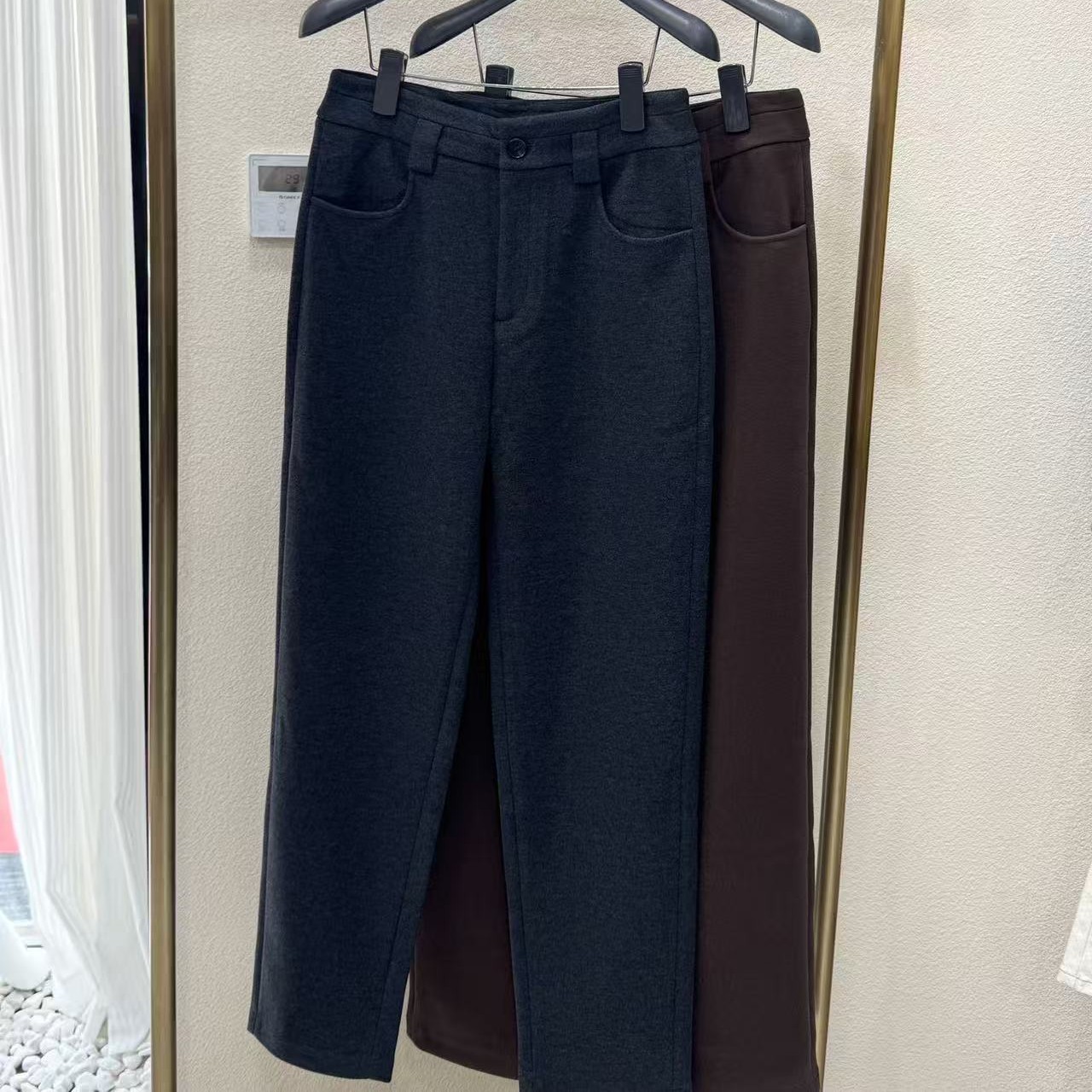 简约百搭羊毛裤1101273