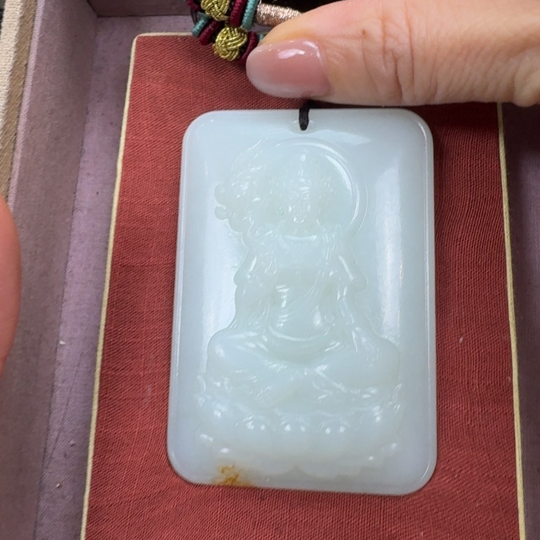 未镶嵌和田玉挂件人**态