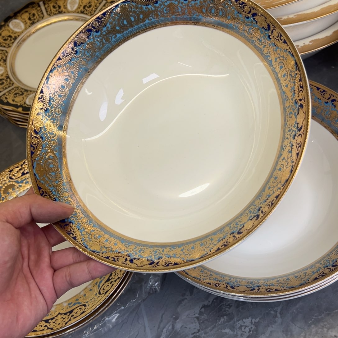 瓷片9寸汤碗一个一单尾单