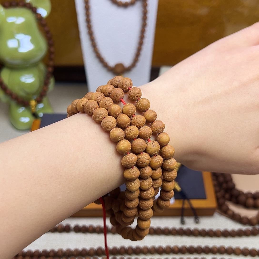 凤眼菩提吊坠108酸枣核鸡蛋圆