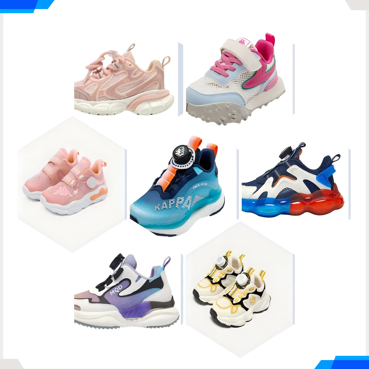 【鹿鹿童选专属】E系列夏季新款2025网面运动鞋