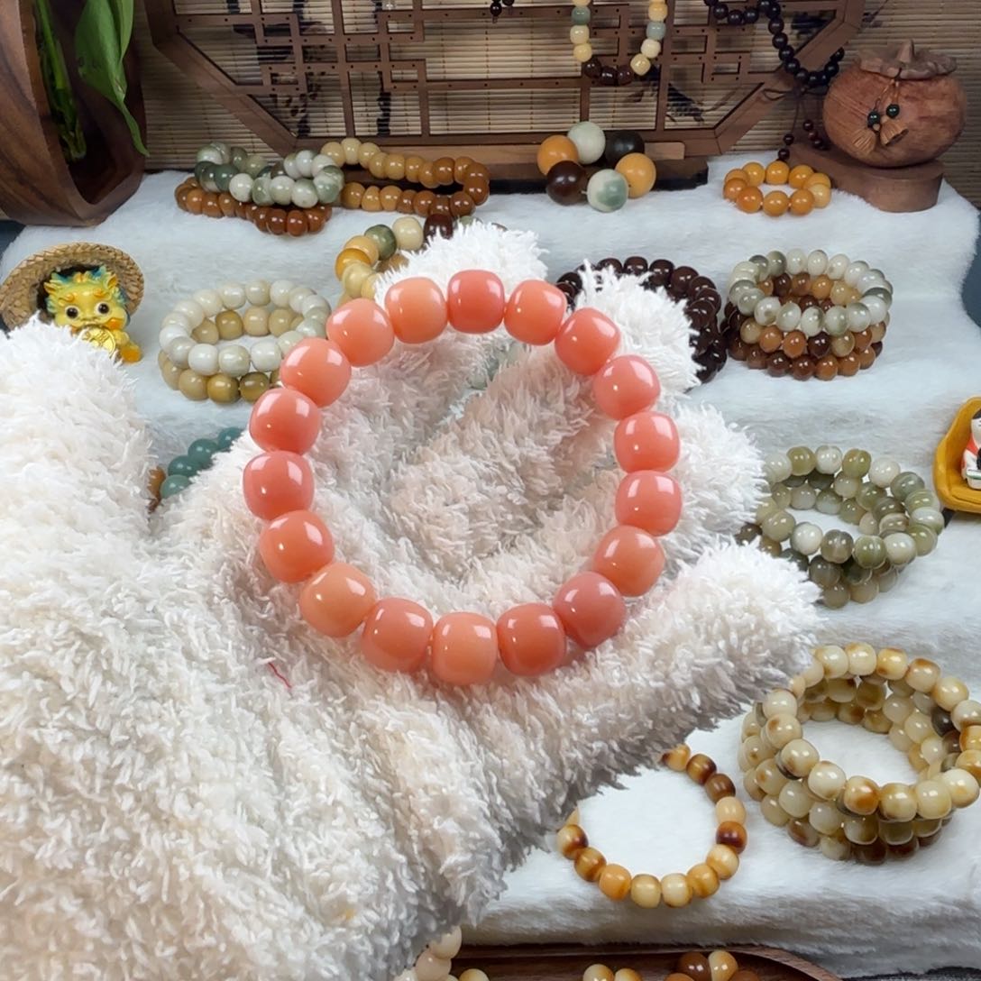 菩提根/象牙果手串樱花粉