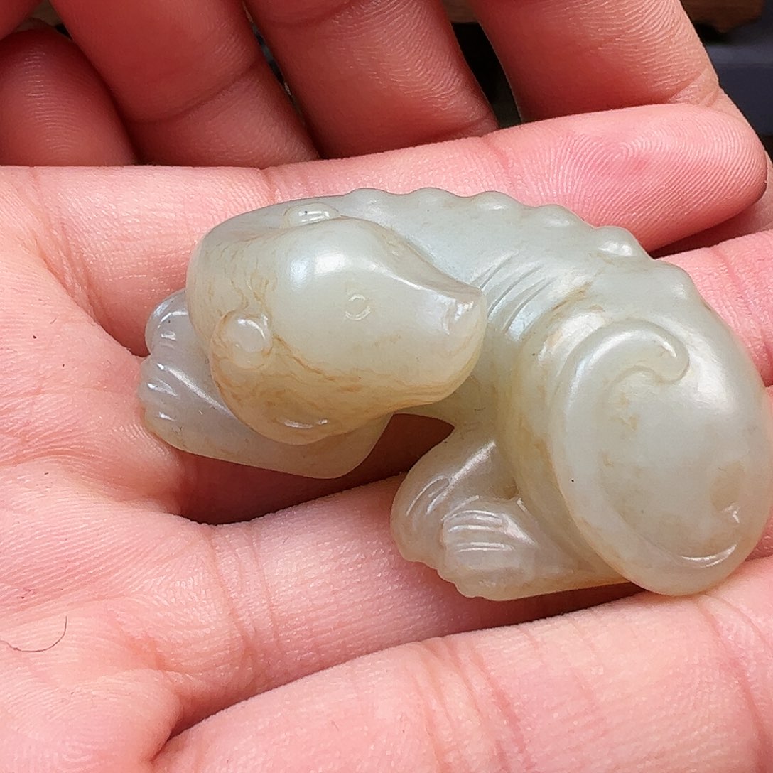 和田玉颈饰未镶嵌睽*