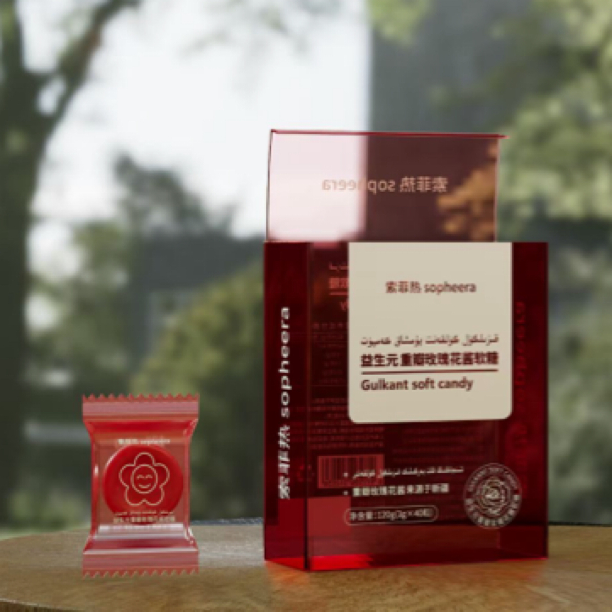 益生元玫瑰花酱软糖新疆特产真实原料果蔬零食大礼包童年新款软糖