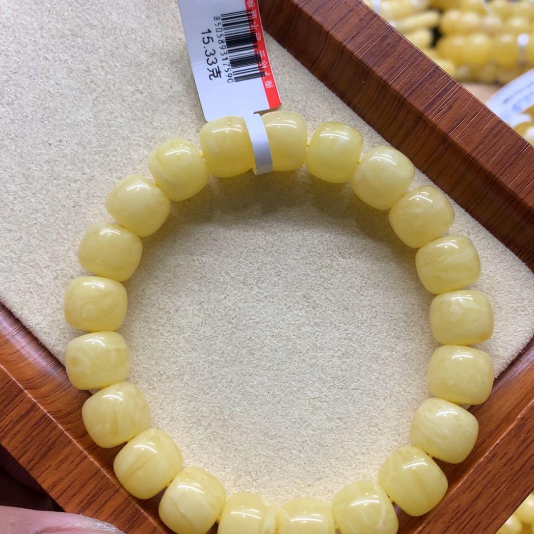 蜜蜡手链未镶嵌蜜蜡