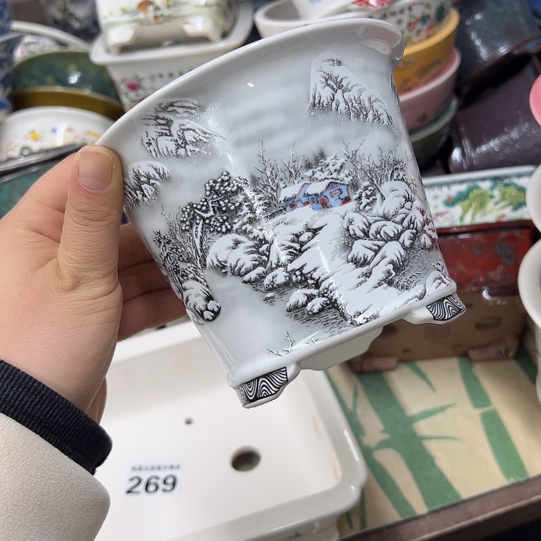 花盆紫砂146号瑕疵14.5/11.5cm