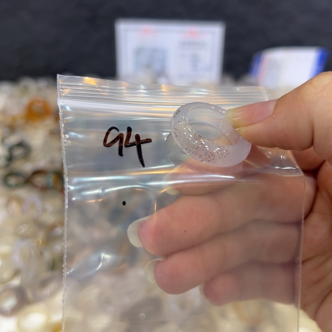 玛瑙/玉髓戒指合金94港15