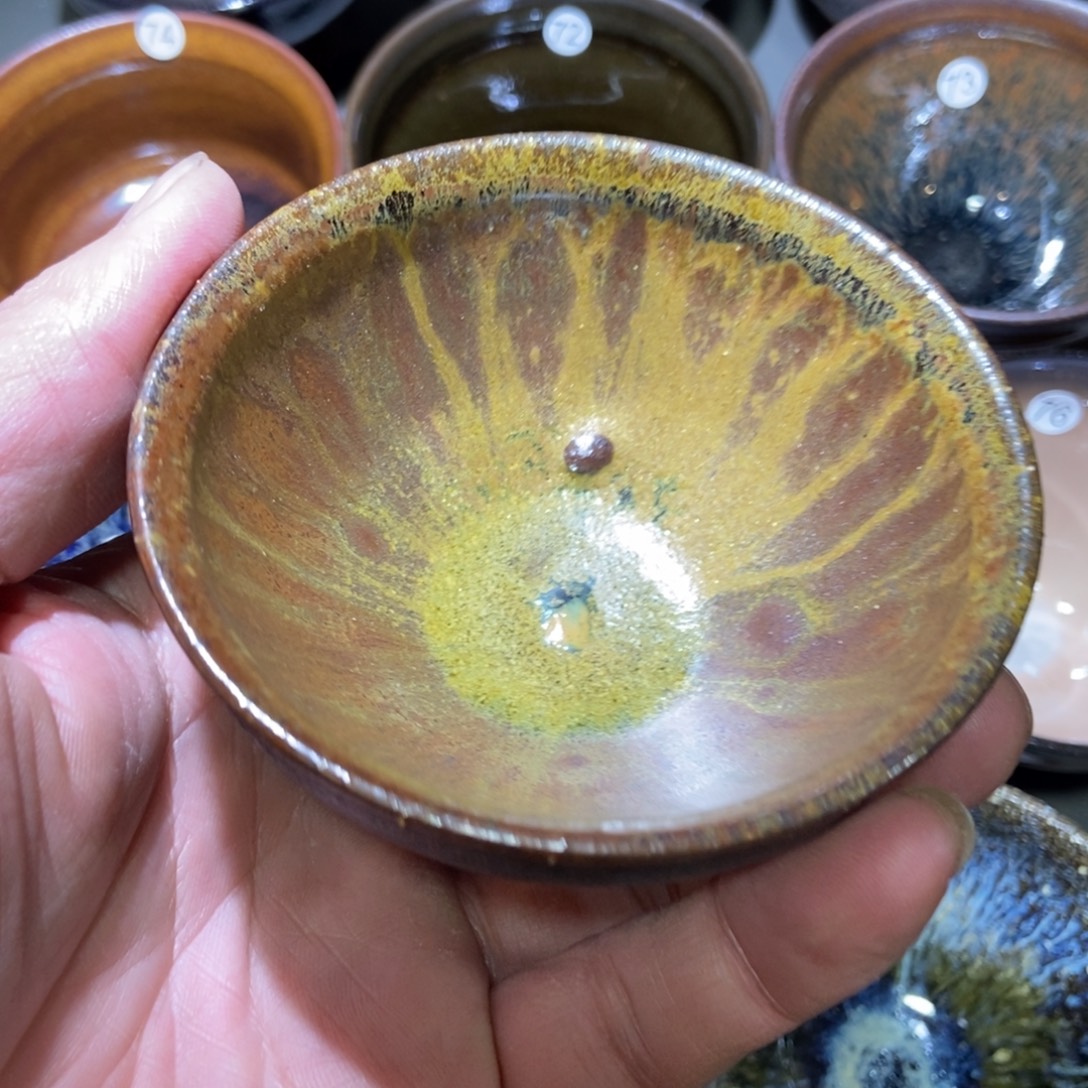 蓝***天茶盏221 建窑建盏壹铭建盏