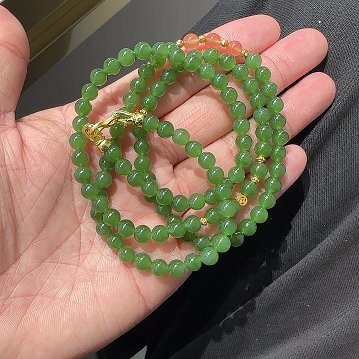 和田玉（碧玉）未镶嵌颈饰