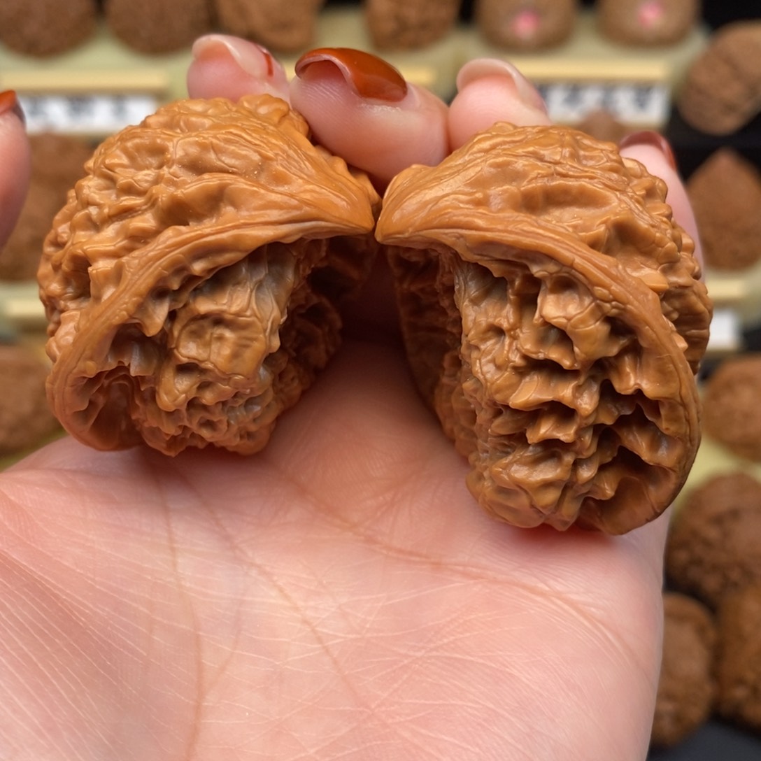 吊坠文玩核桃上****鱼八卦蛇