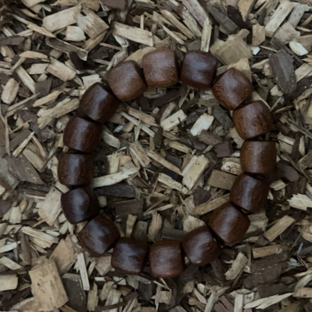 15 福来精选文玩沉香木作手串14mm