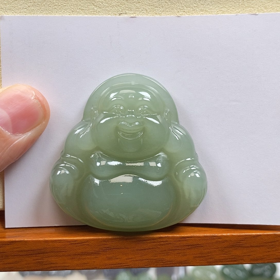 和田玉颈饰未镶嵌卡45