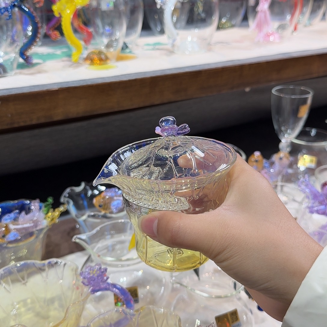 安***妮晶焱公道杯荷韵盖碗